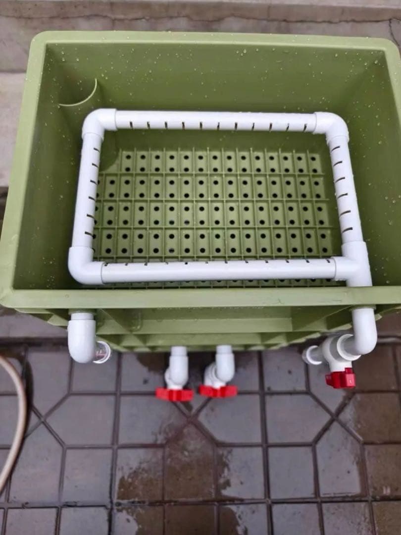 45w水中ポンプ付き　高性能濾過材2段付き2種以上 フルセット到着すぐ使える状態