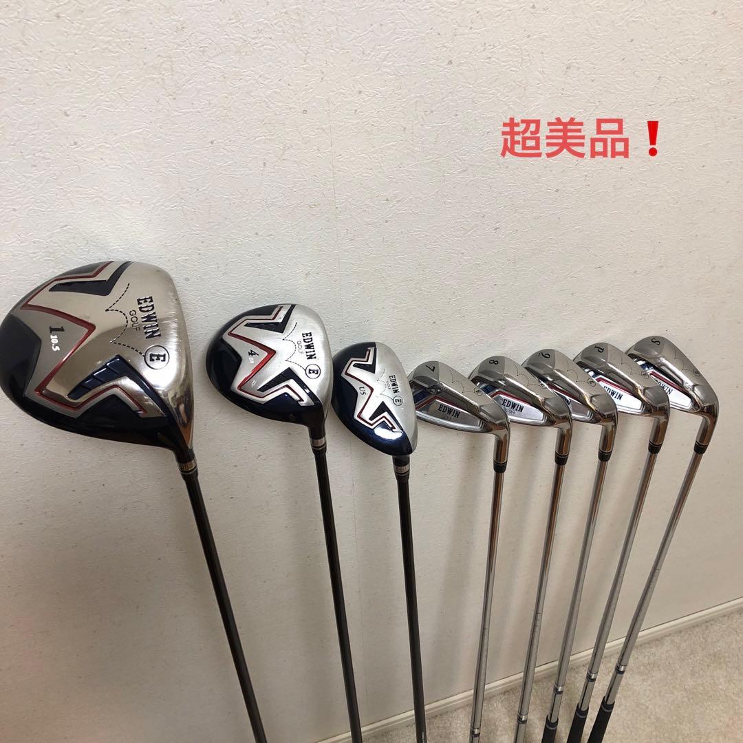 超美品❗️希少　完売品❗️EDWIN メンズ　ゴルフクラブセット