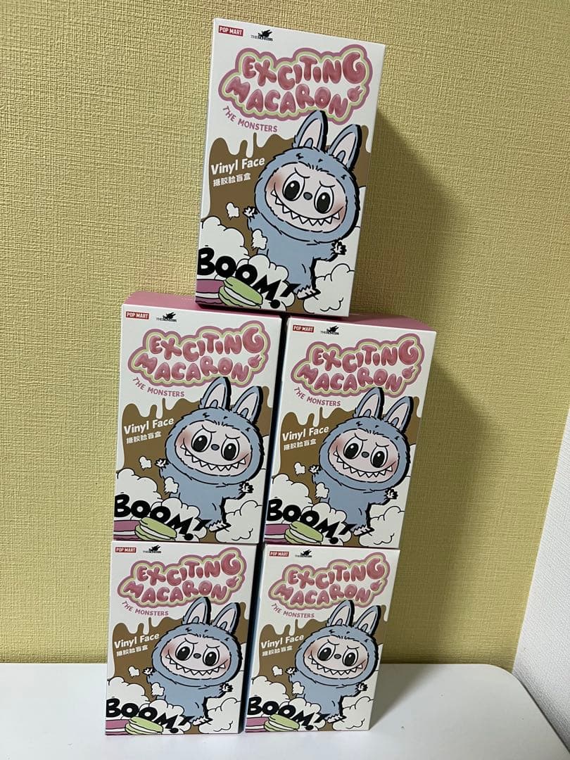 POPMART LABUBU マカロン ぬいぐるみ 5個　セット　ランダム