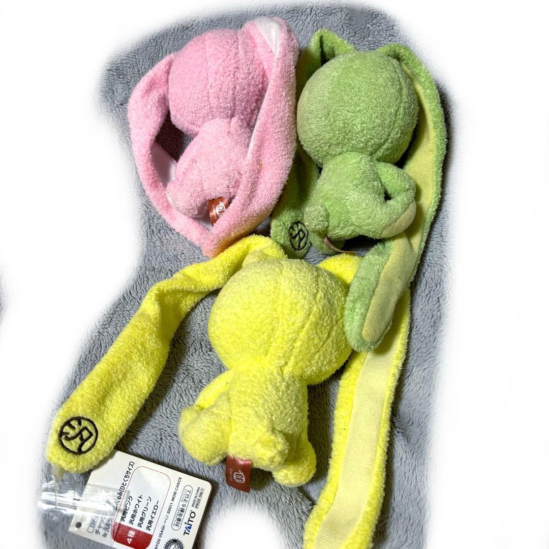 汎用うさぎ ひとくちサイズ ぬいぐるみ 3点セット