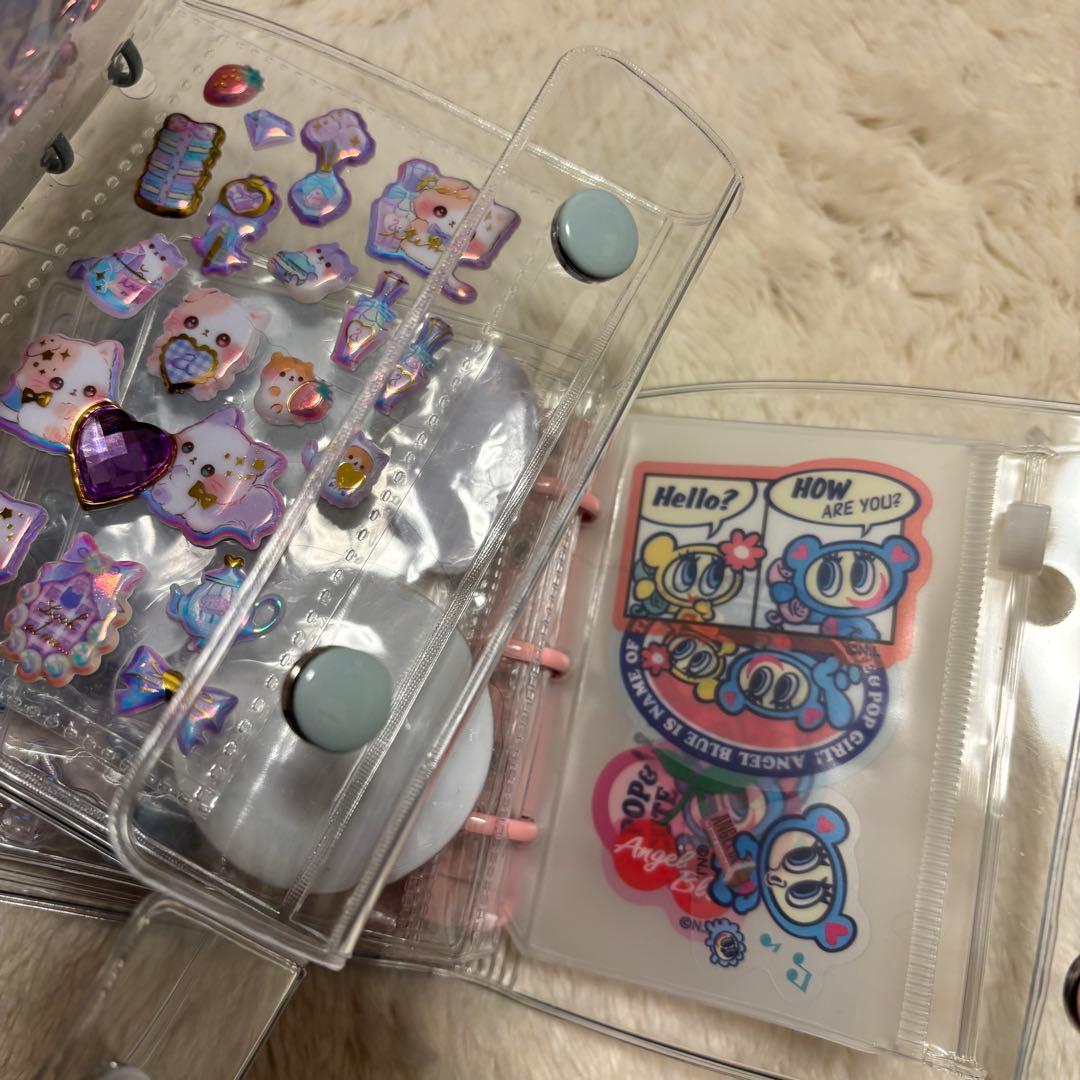 シール帳　完成品　ボンボンドロップシール　サンリオ　ちいかわ　たまごっち　シル活