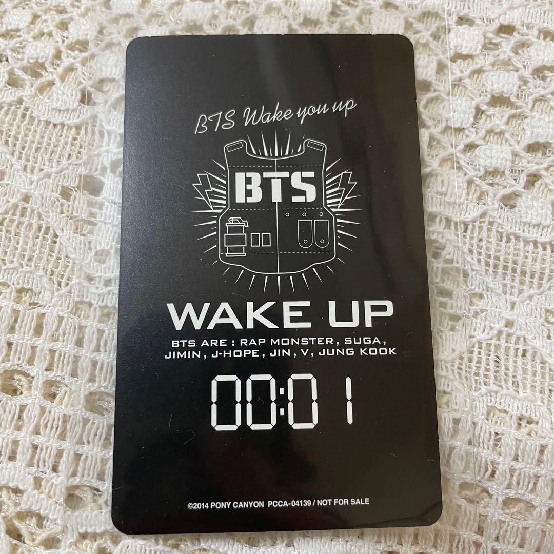 【公式品】BTS ジミン JIMIN WAKE UP 初回限定版 トレカ