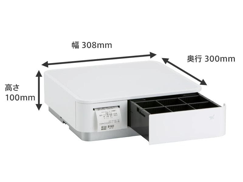 《新品未使用》エアレジ キャッシュドロア付プリンタ POP10CBI