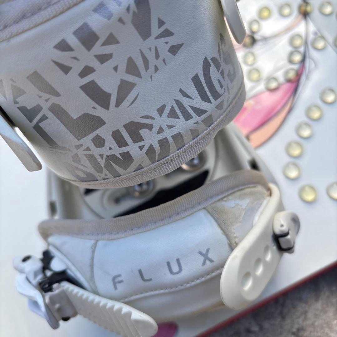 FLUX 花柄ビンディング ホワイト