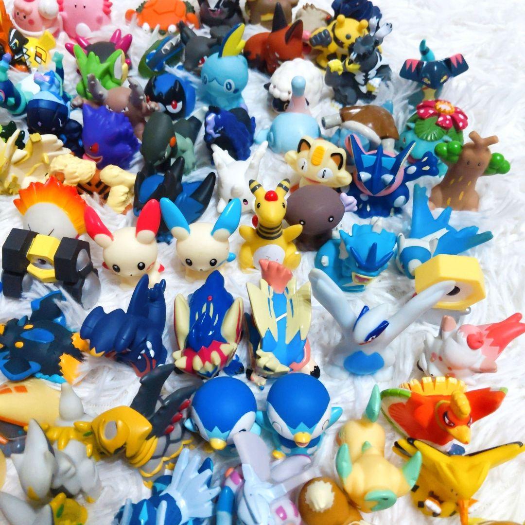 初期ポケモンキッズ まとめ売り ポケモン ソフビ クリア 当時物 217体