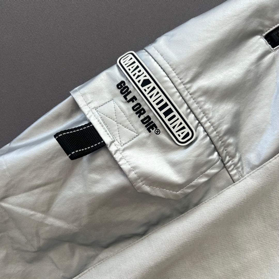MARK&LONA マークアンドロナ　カーゴパンツ　ジョガーパンツ　シルバー　S