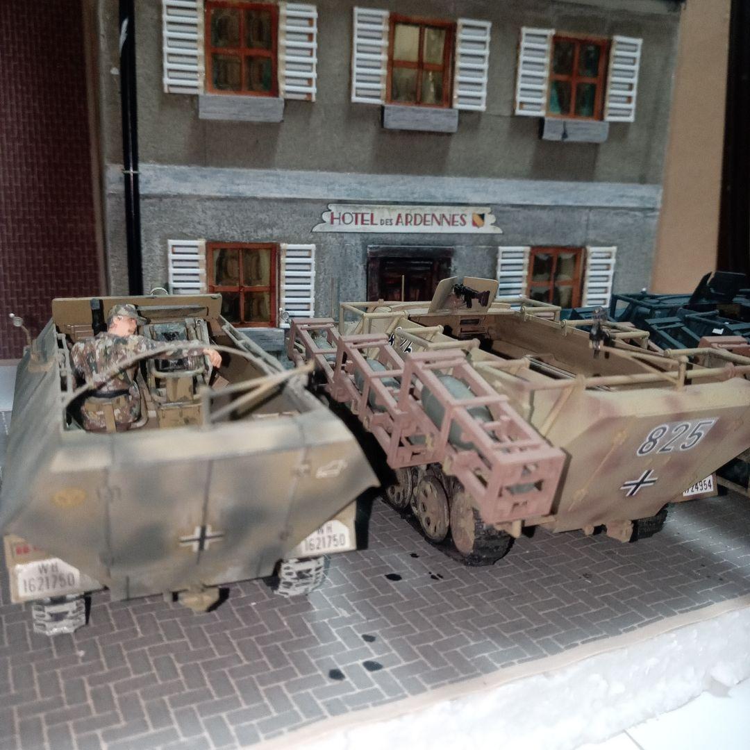 タミヤ　ドイツ軍ハ―フトラックSd.Kfz.251　３輛　1/35　ジオラマ用