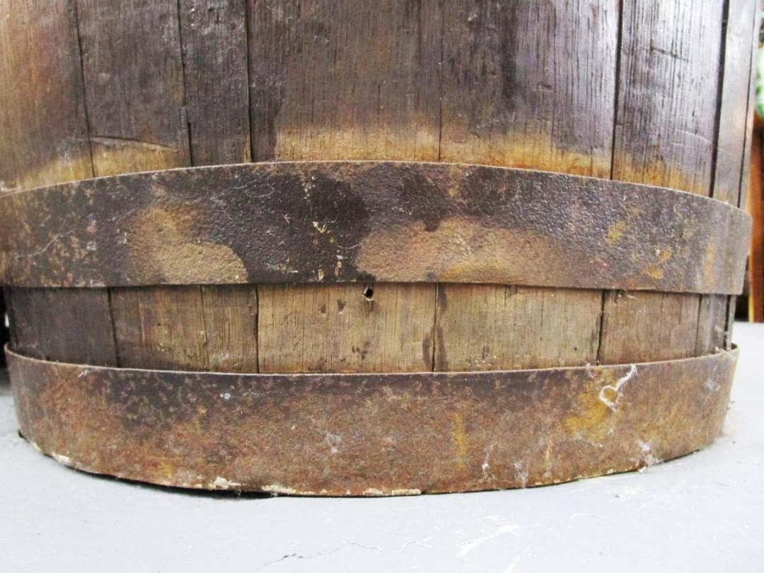 y0205-1 サントリー山崎工場 ウイスキー樽　1953年 　高さ87cm