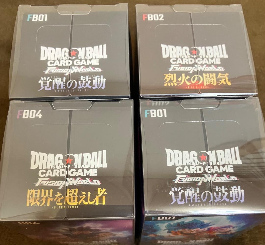 【未開封ボックス】ドラゴンボールFB01 FB02 FB04