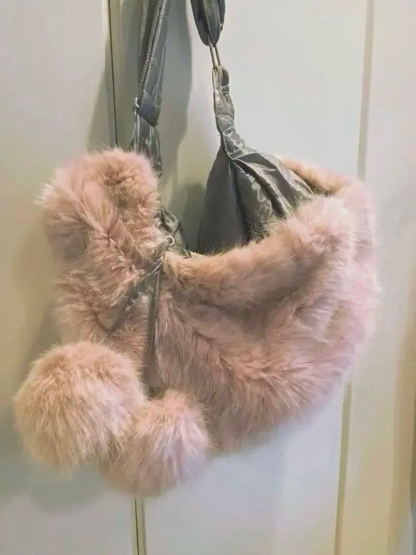 イタリア製 くすみピンク スリング キャリーバッグ