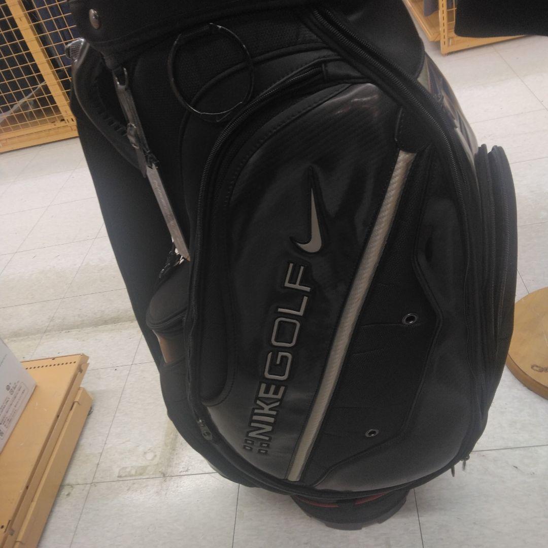 NIKE ナイキゴルフ　9型　キャディバッグ　ブラック　フード付き