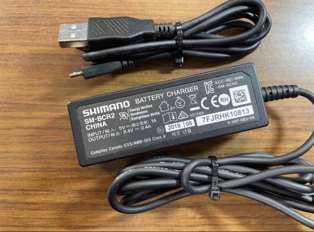 極美品 Shimano Di2 内装バッテリーチャージャー SM-BCR2