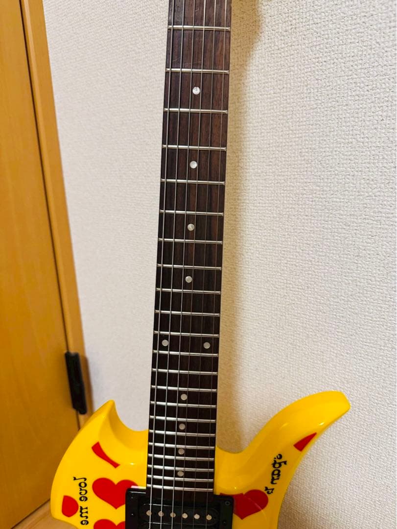 超レア極美品✨Burny MG-Jr.モッキンバード HIDE イエローハート