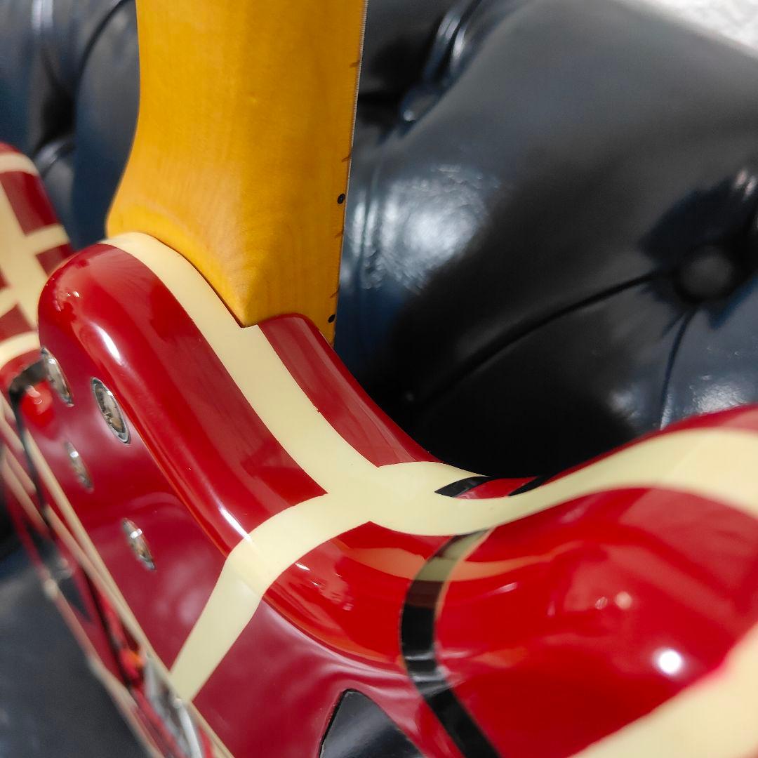 EVHタイプ フランケン仕様 ギター ノーブランド MUSIC MANバッグ付き