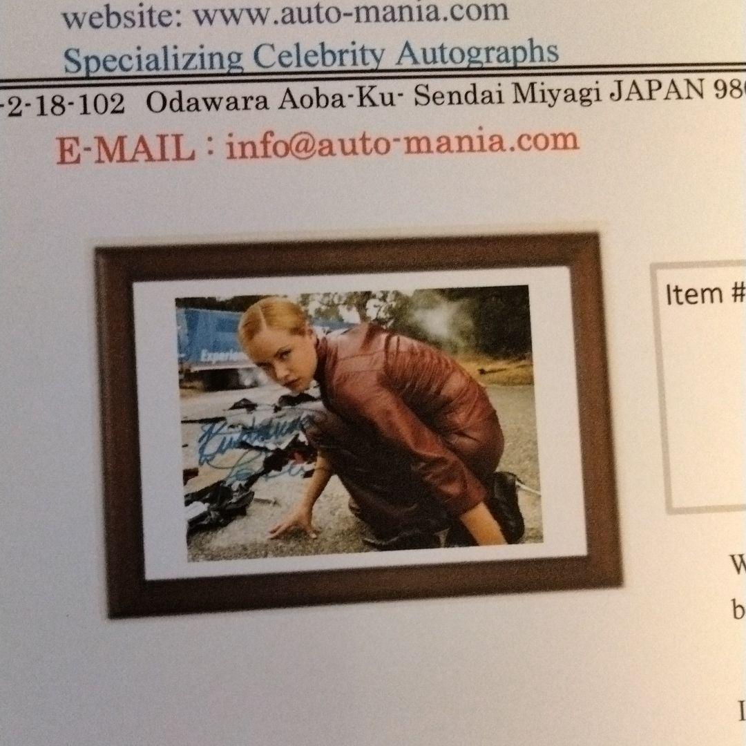 クリスタナ・ロ-ケン直筆サイン入り写真。