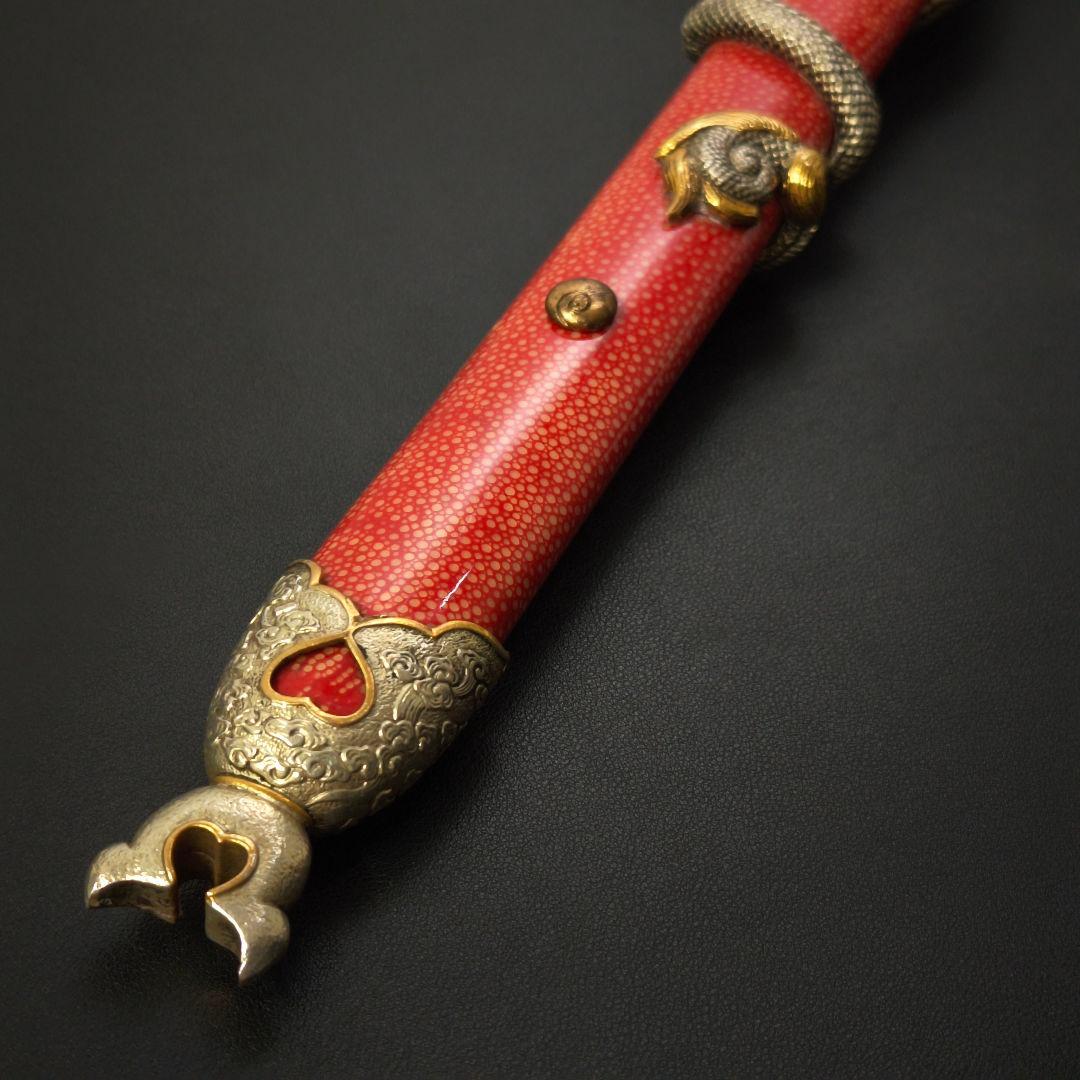 倶利伽羅剣　模造剣　木剣拵　供養品　不動明王法具　剣装具拵