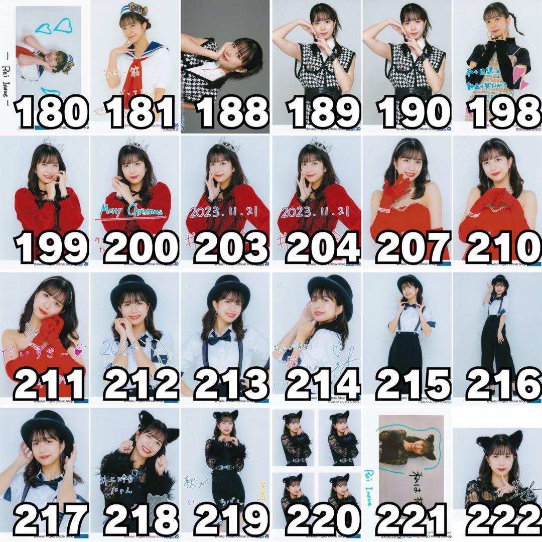 こぶしファクトリー/Juice=Juice 井上玲音さん 生写真182枚セット