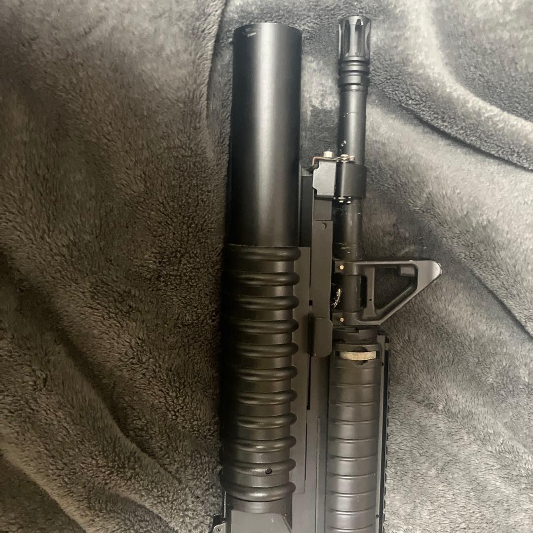 フルメタルM4ガスブロガスグレーネードランチャーセット