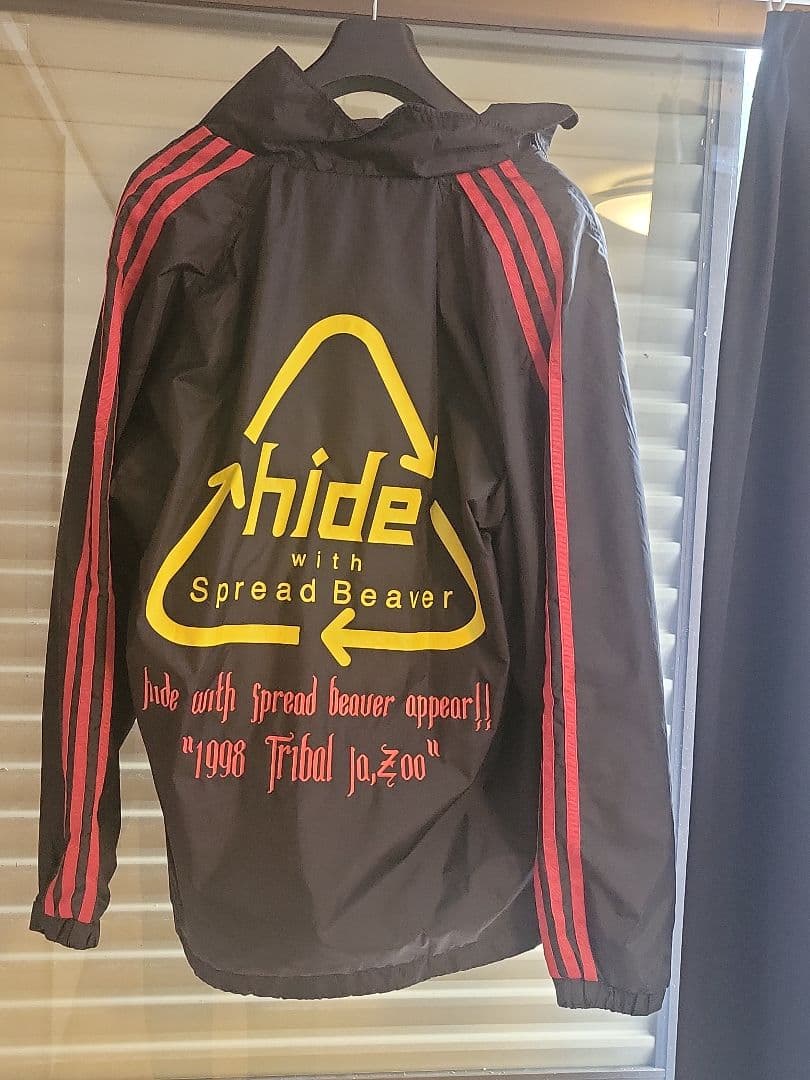 hide with spread beaver ジャンパー 赤色 L