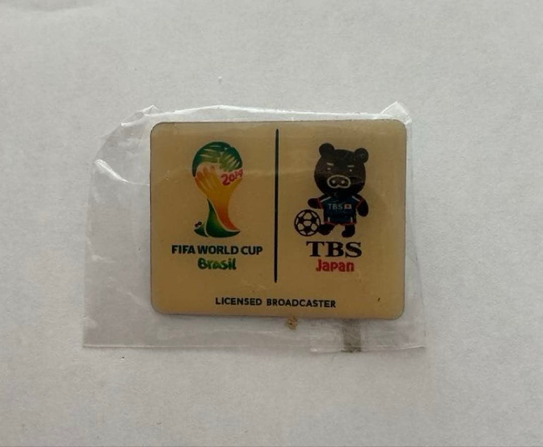 ピンバッジ　TBS ブラジルワールドカップ