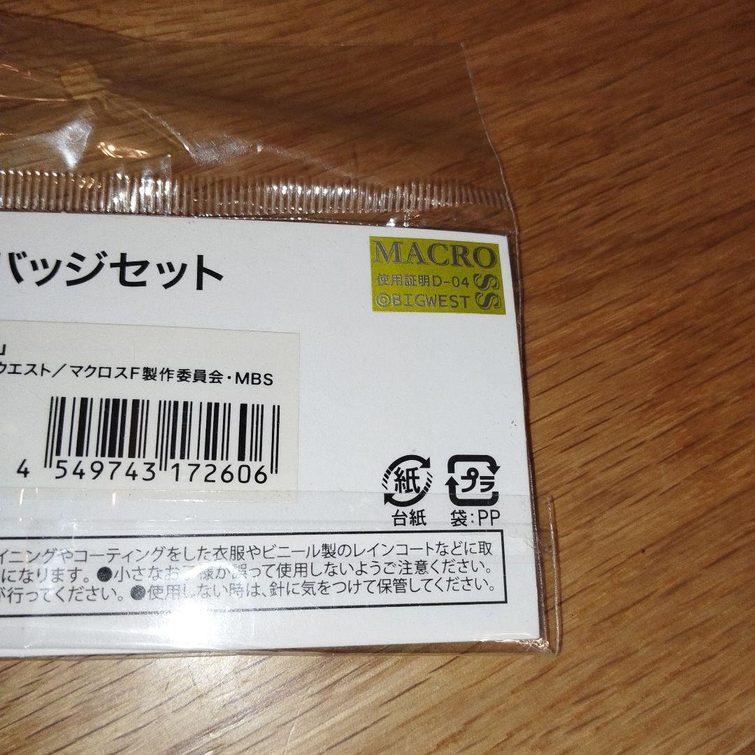 希少　マクロスF なつかし画廊　缶バッジ　シェリル ランカ・リー