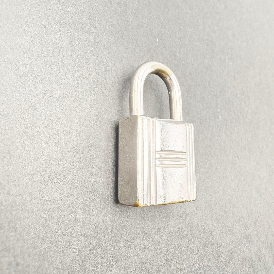 HERMES カデナ パドロック 南京錠 107 シルバー