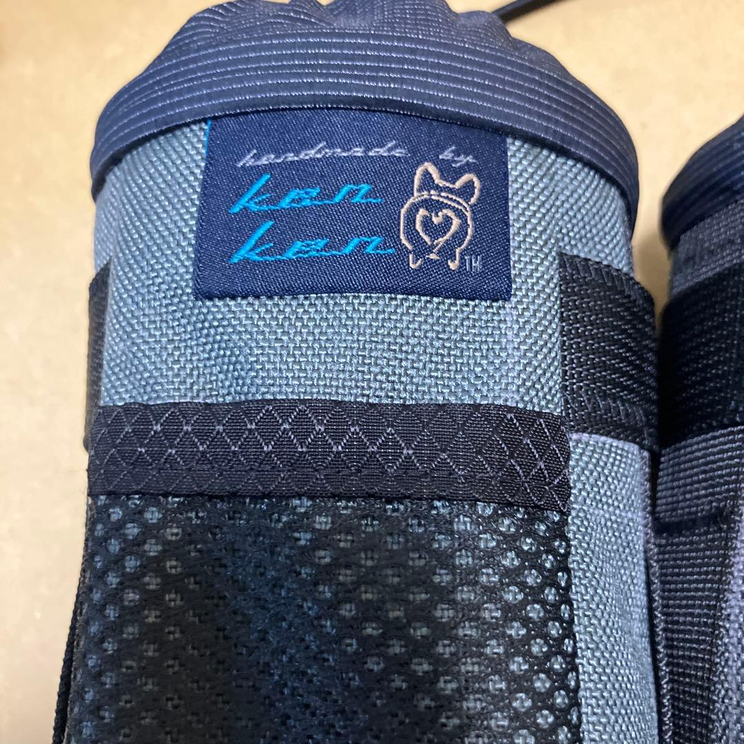 sbnskハンドメイドフレームバッグ＋ステムポーチ×2