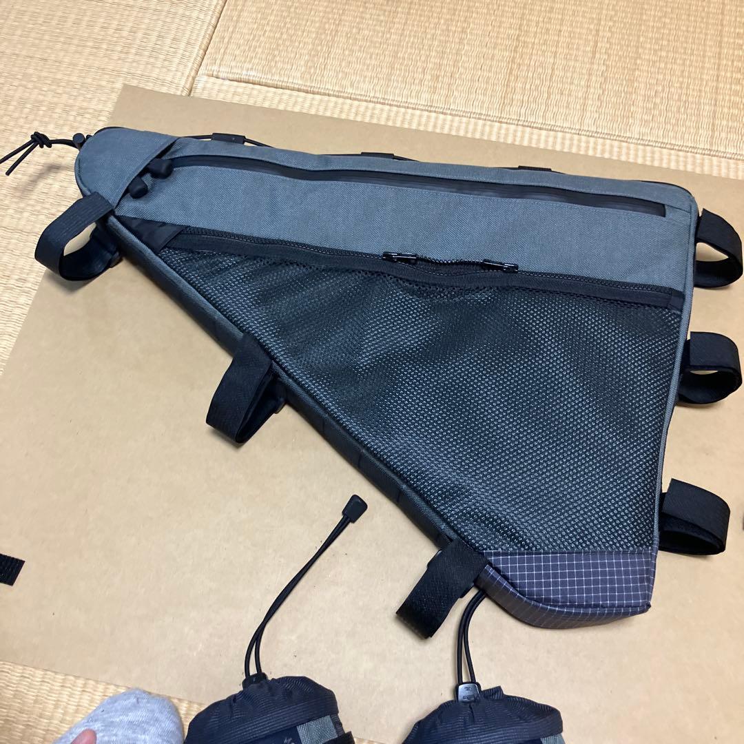 sbnskハンドメイドフレームバッグ＋ステムポーチ×2