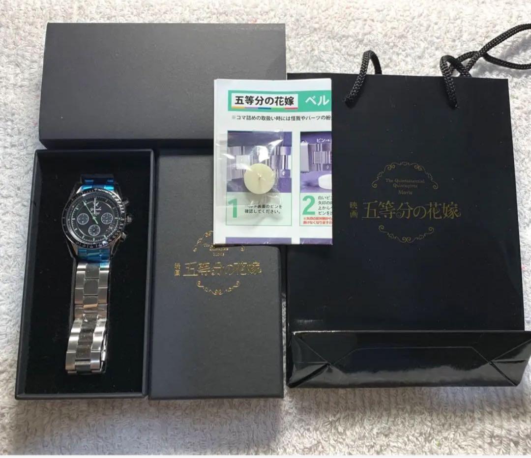 五等分の花嫁 クロノグラフウォッチ 中野四葉　腕時計