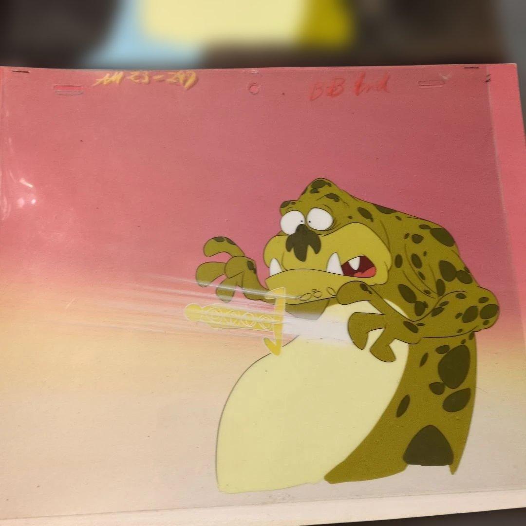 虫プロの遺産 なつかしの世界名作アニメ アンデルセン物語❤️「沼の王の娘」セル画