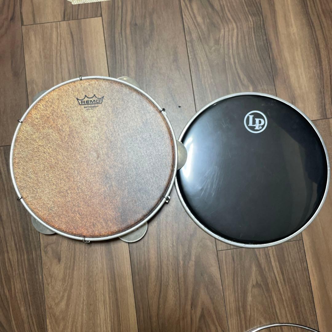 パンデイロ　lp 交換ヘッド、フープ有り‼️美品‼️