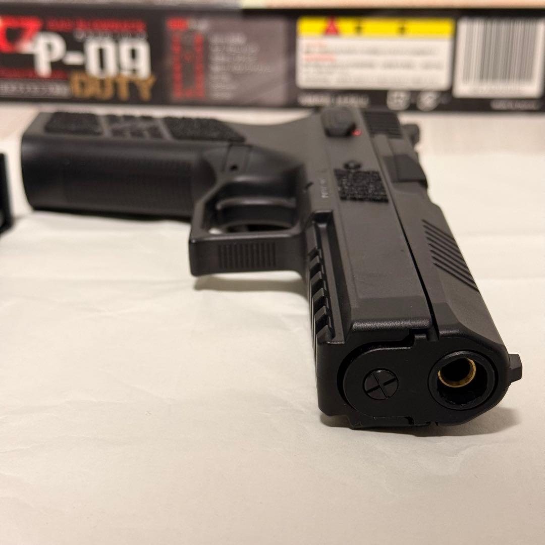 CZ P-09 ガスガン ブラック ガスブローバック ハンドガン KJWORKS