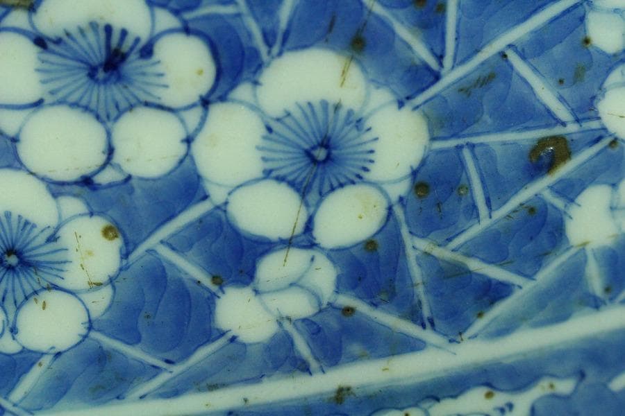 茶道具 茶壺 古 唐物 梅花氷裂紋 壷 32.5cm在銘 瀬戸壷(K-A397)