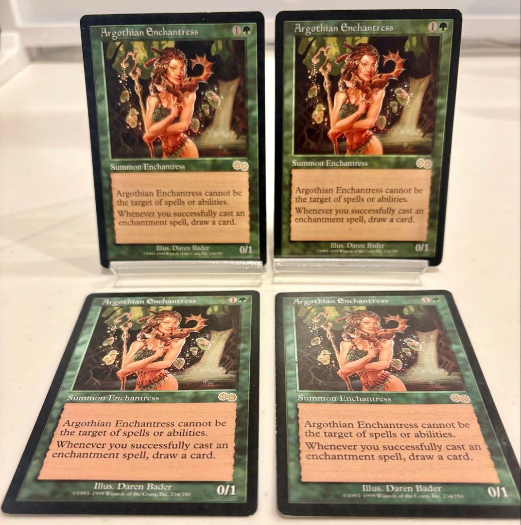 アルゴスの女魔術師/Argothian Enchantress英語版4枚セット