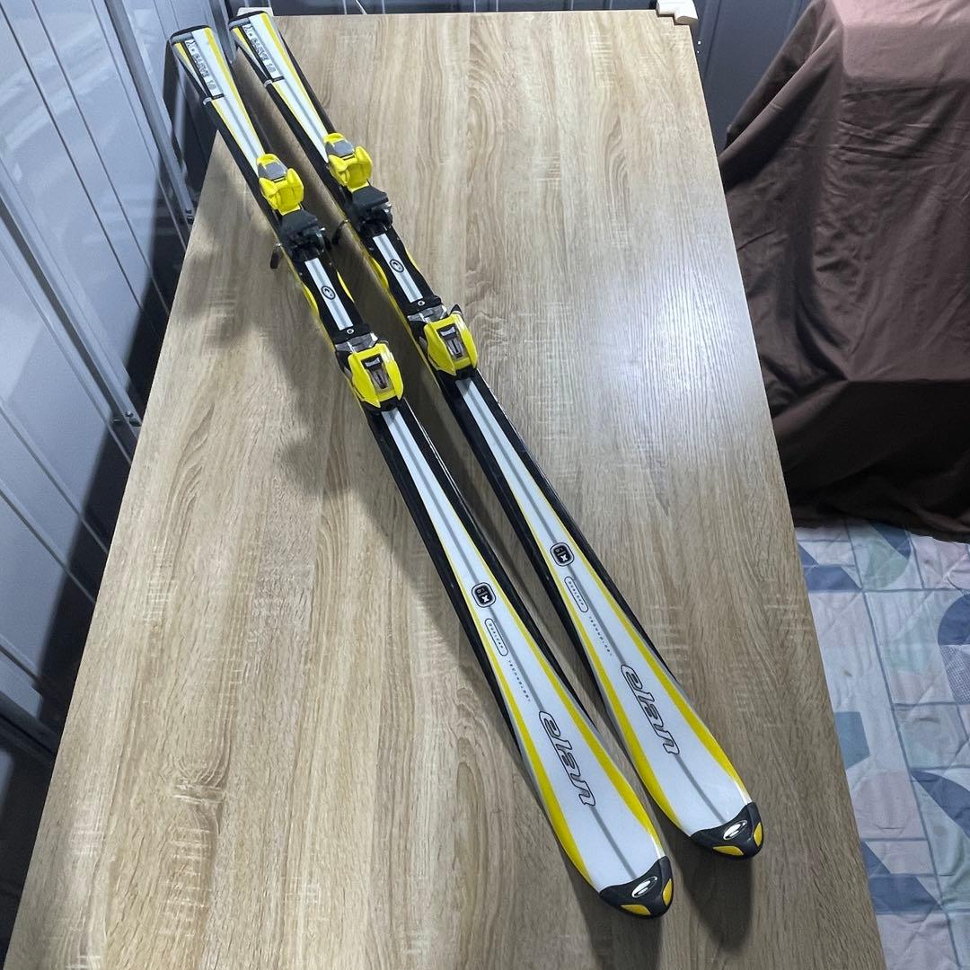 elan168cm（エラン）イエロースキー板　スキーセット