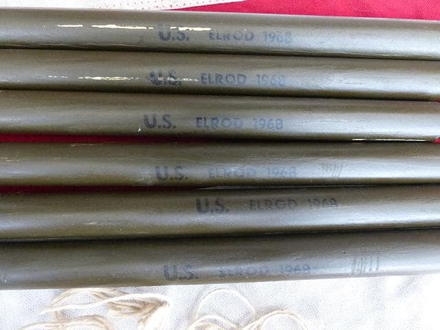 1968” 米軍実物 ナム戦 デッド!　テントポール　8本セット 軍幕 293