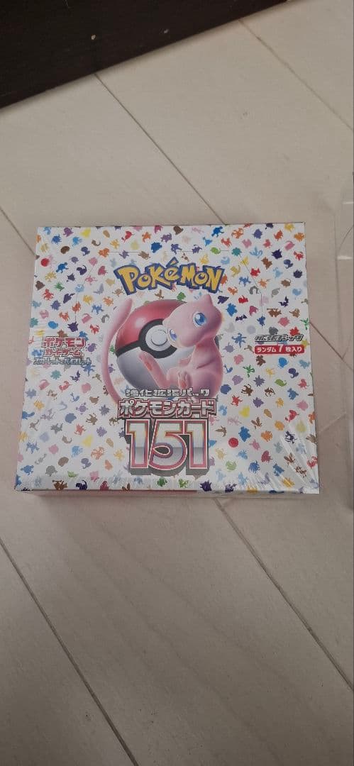 ポケモンカードゲーム 151　BOX シュリンク付　ケース付