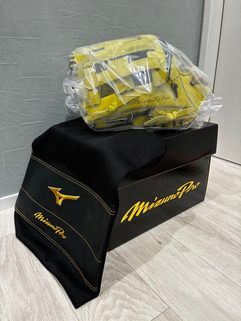 Mizuno Pro 硬式グローブ 外野用 タグ付き 杉本モデル 化粧箱&専用袋