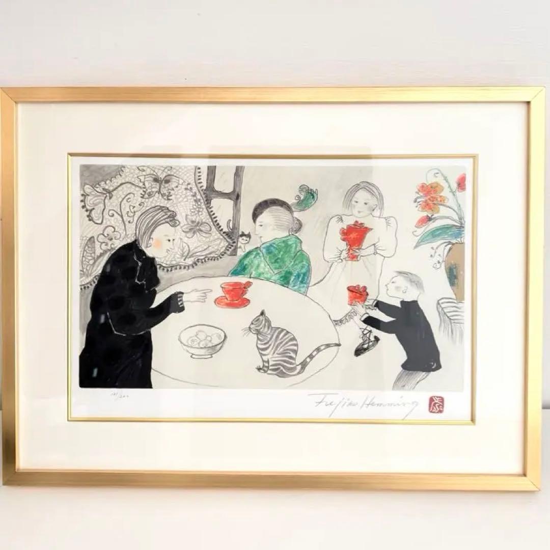 2004.フジ子.ヘミング希少絵画　シルクスクリーン