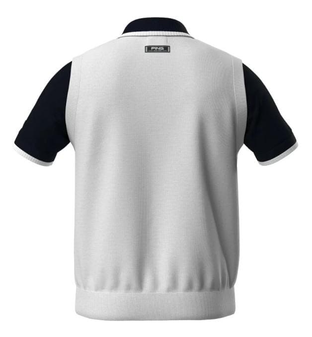 ピンゴルフ　レイヤードツインニット【L寸】ホワイト　 621-5274900