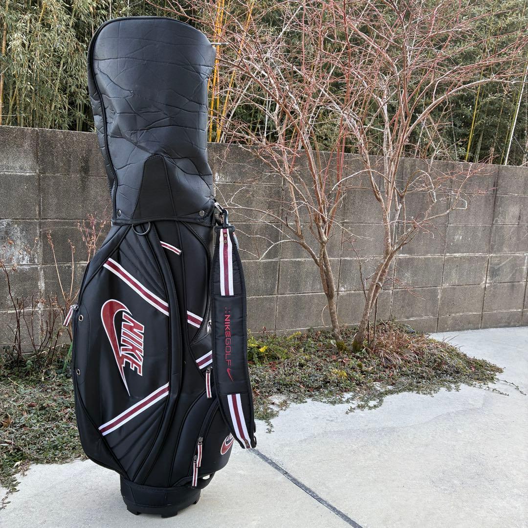 【希少・廃盤】NIKE ナイキ キャディバッグ 4分割 入手困難 ゴルフバッグ