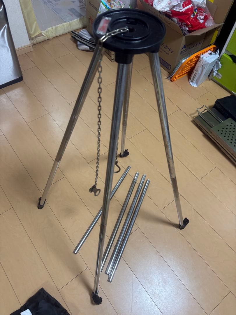 コールマン　セット売り　焚き火　ケトル　トライ　ファイヤープレイステーブル