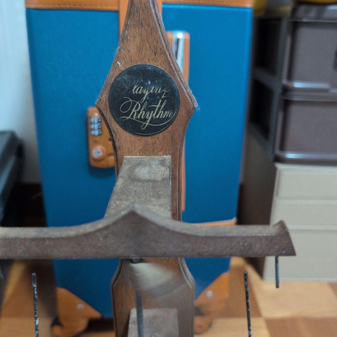 ボビン社「Playing Rhythm」アンティーク時計　昭和レトロ