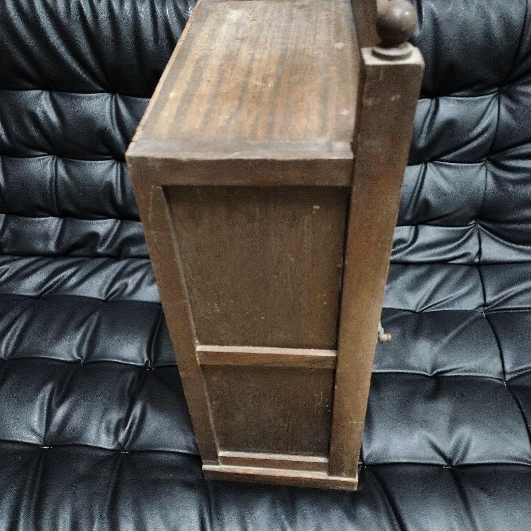 戦前 桐山染料 木製 ケース 骨董 アンティーク