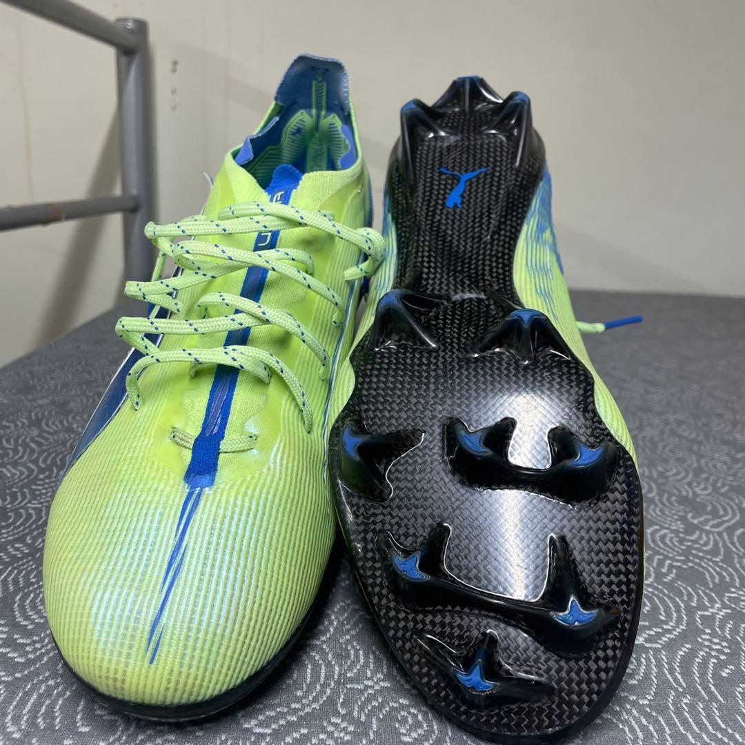 PUMA サッカーシューズ FG イエロー/ブルー