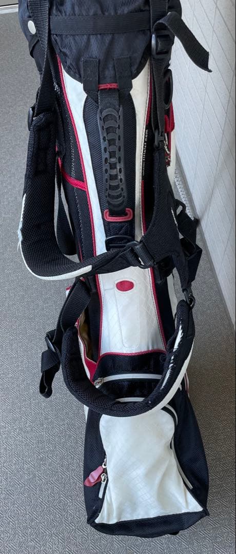 Titleist スタンドバッグ ホワイト/ブラック/レッド