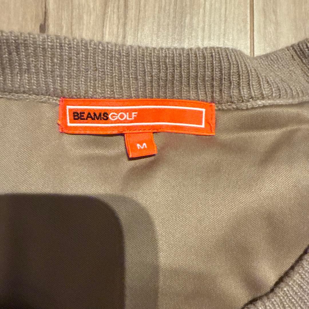 冬ゴルフ！！BEAMS GOLF Mサイズ 切替ニット