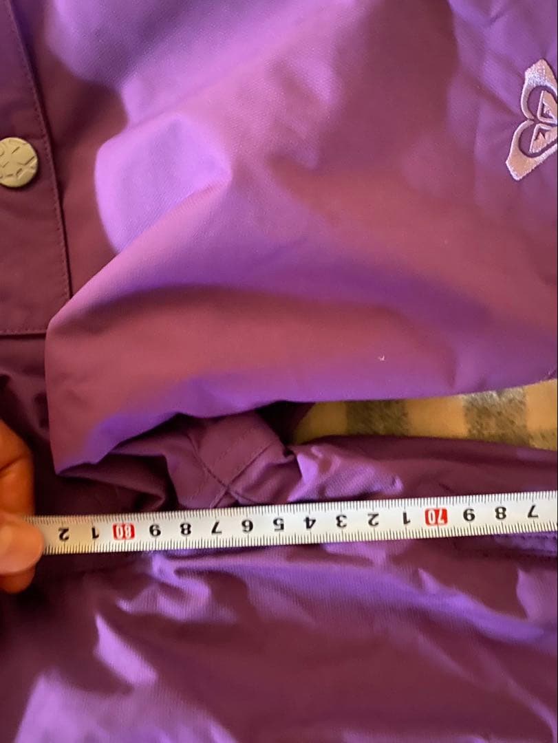 タグ付き　Roxy ロキシー　スノーボード　スキーウェア パンツ　紫　パープル