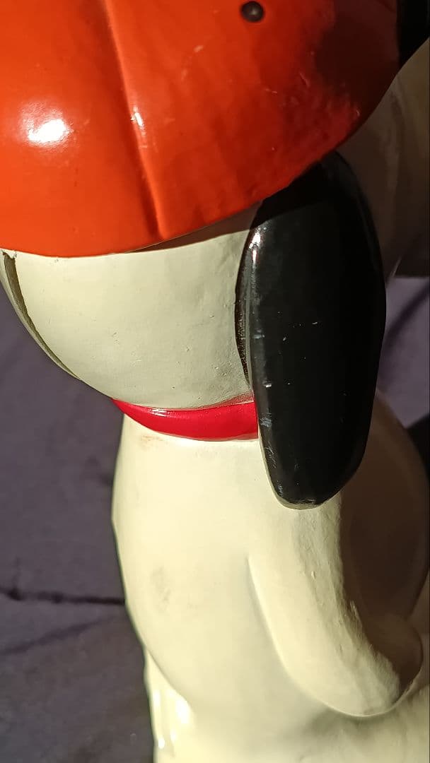 スヌーピー 貯金箱 ベースボール Determind 70年代 アメトイ