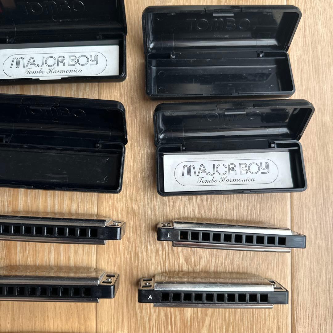 MAJOR BOY & ULTIMO ブルースハープ　ハーモニカ7本セット